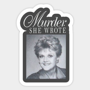 Murder she wrote - Vintage Sticker